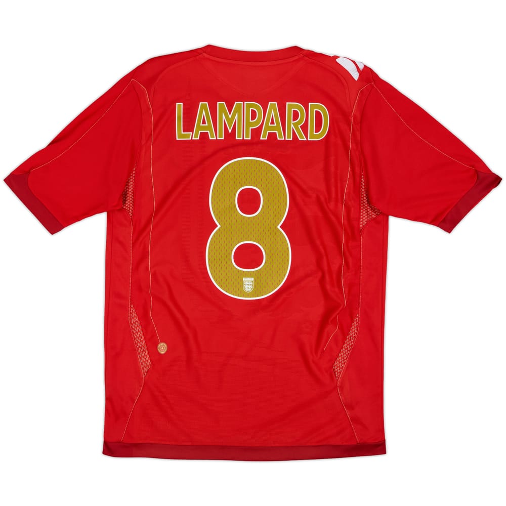2006-08 England Away Shirt Lampard #8 - 5/10 - (M)