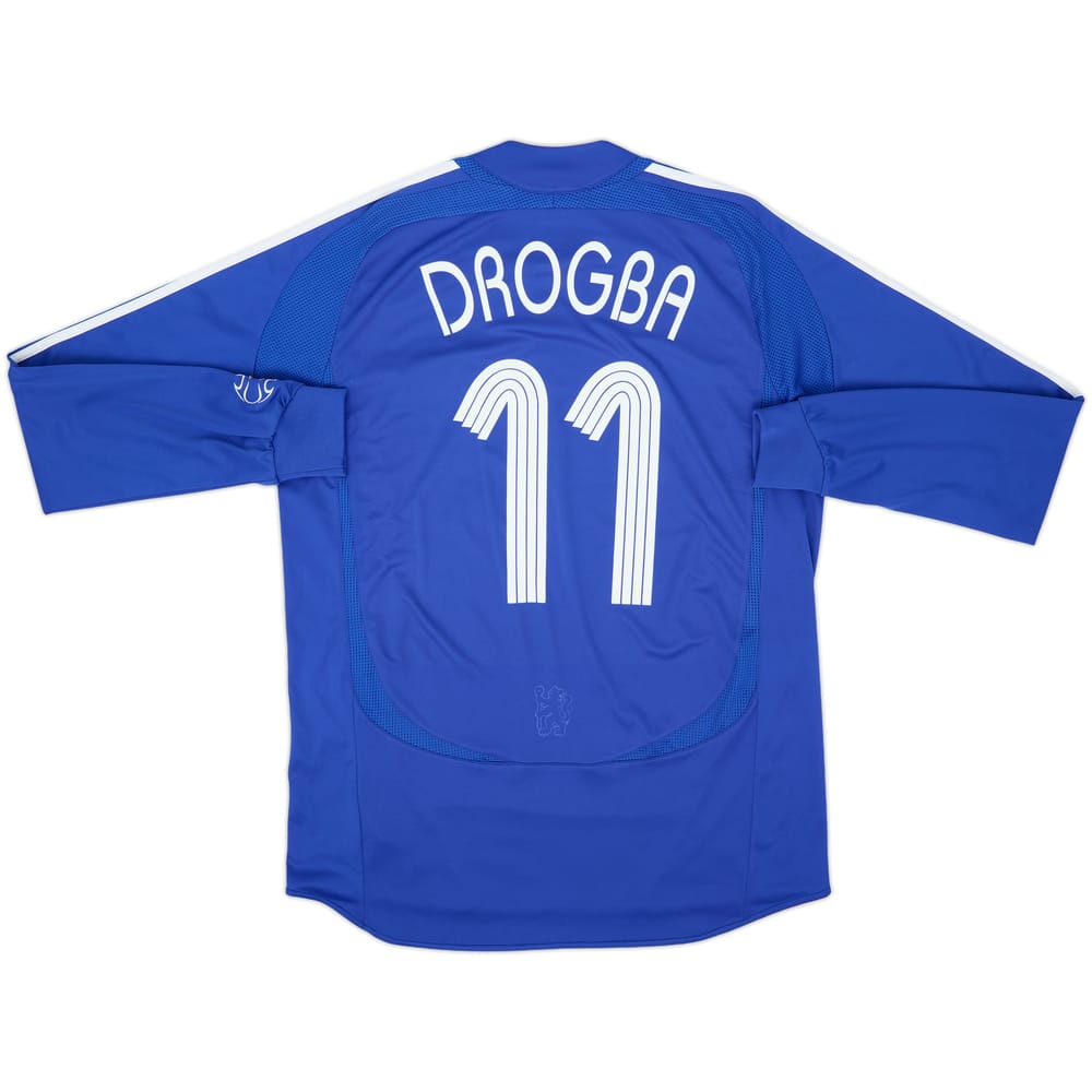 2006-08 Chelsea Home Shirt Drogba #11 - 6/10 - (L)