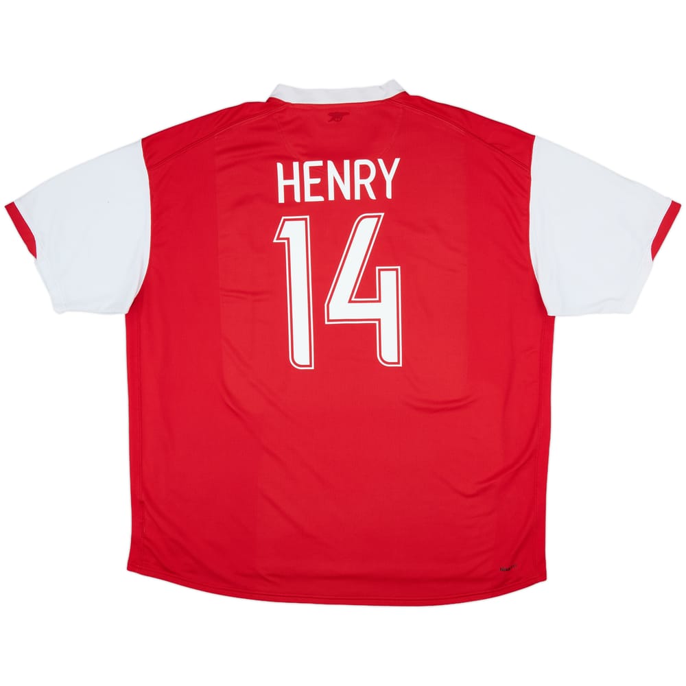 2006-08 Arsenal Home Shirt Henry #14 - 6/10 - (3XL)