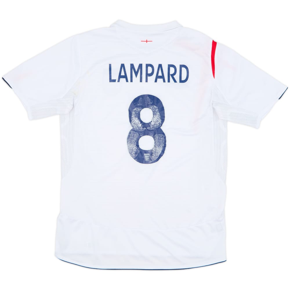 2005-07 England Home Shirt Lampard #8 - 4/10 - (M)