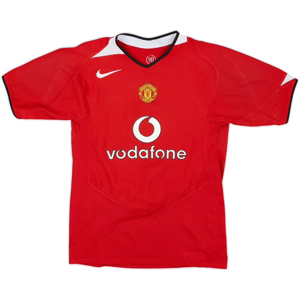 2004-06 Manchester United Home Shirt - 7/10 - (L.Boys)