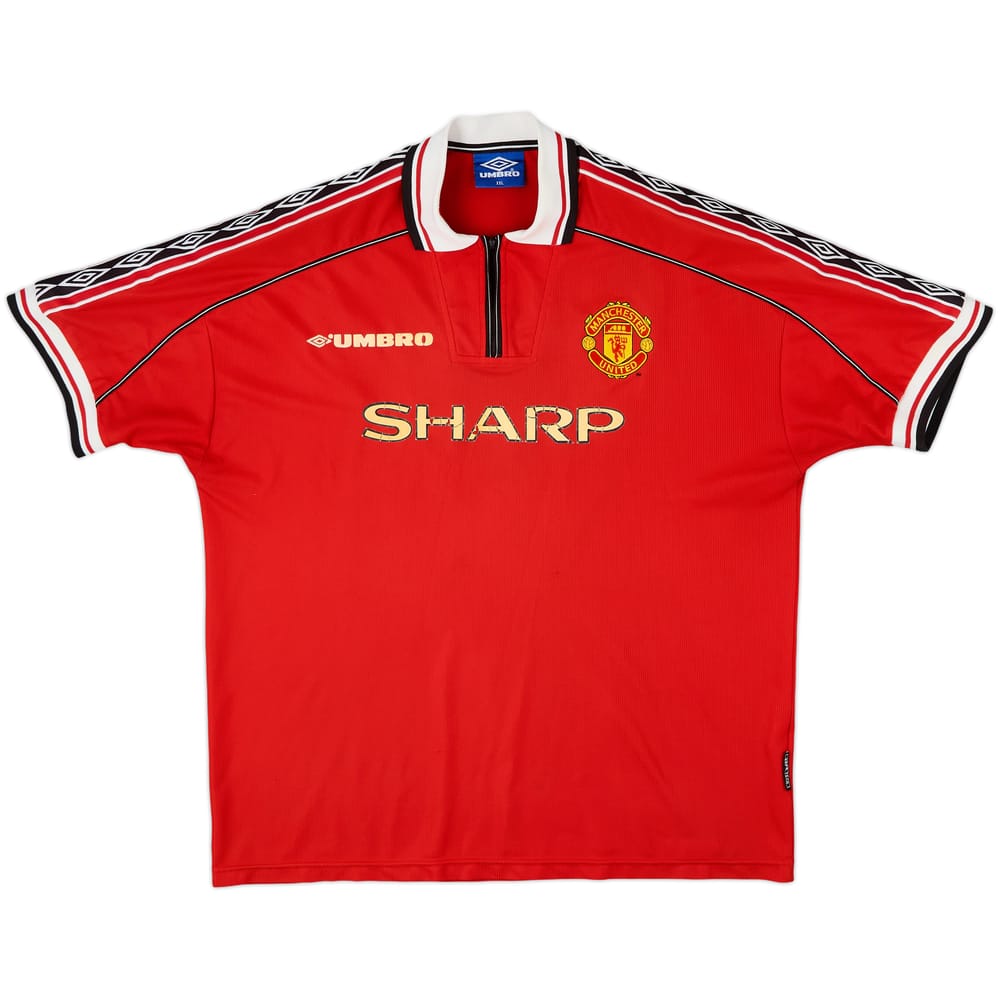 1998-00 Manchester United Home Shirt - 5/10 - (XXL)