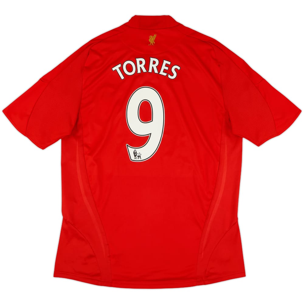 2008-10 Liverpool Home Shirt Torres #9 - 7/10 - (L)