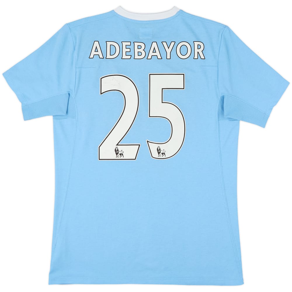 2009-10 Manchester City Home Shirt Adebayor #25 - 6/10 - (M)