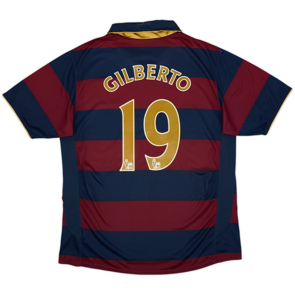 2007-08 Arsenal Third Shirt Gilberto #19 - 7/10 - (L)