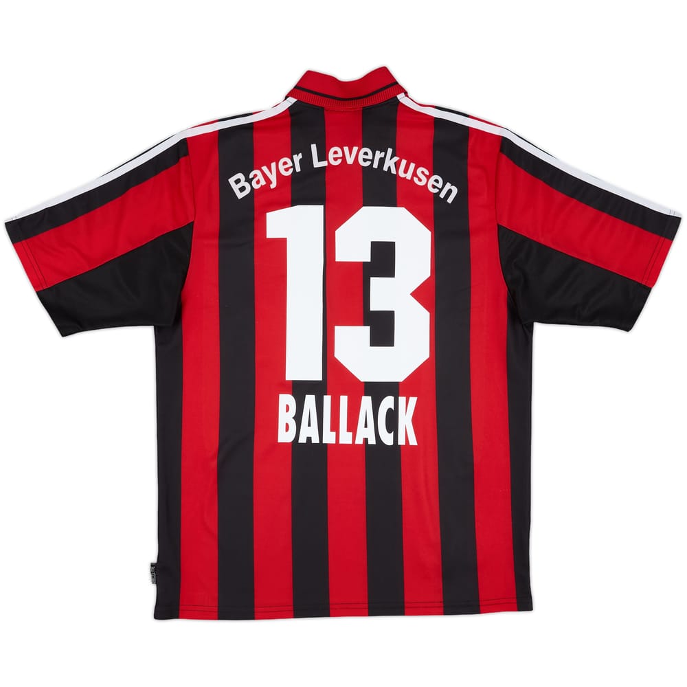 2000-01 Bayer Leverkusen Home Shirt Ballack #13 - 8/10 - (L)