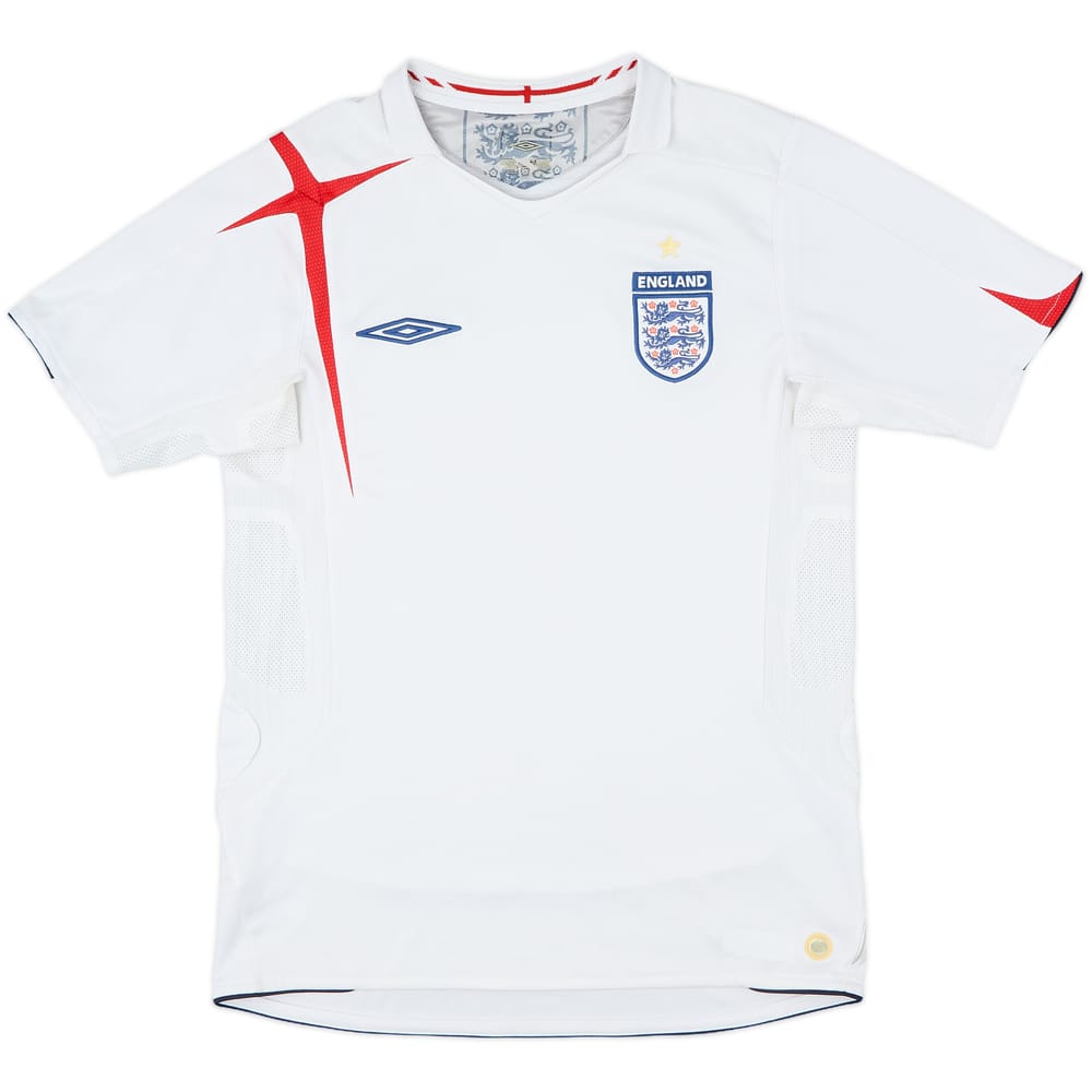 2005-07 England Home Shirt - 5/10 - (S)