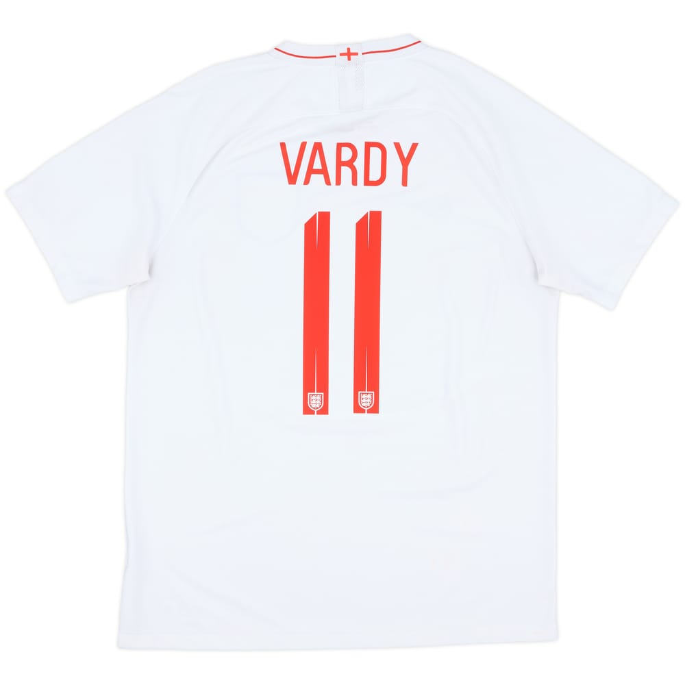 2018-19 England Home Shirt Vardy #11 - 6/10 - (L)