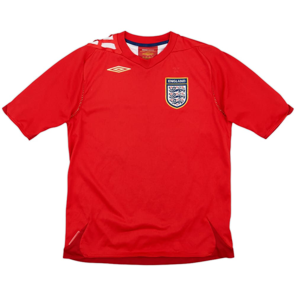 2006-08 England Away Shirt - 5/10 - (L.Boys)
