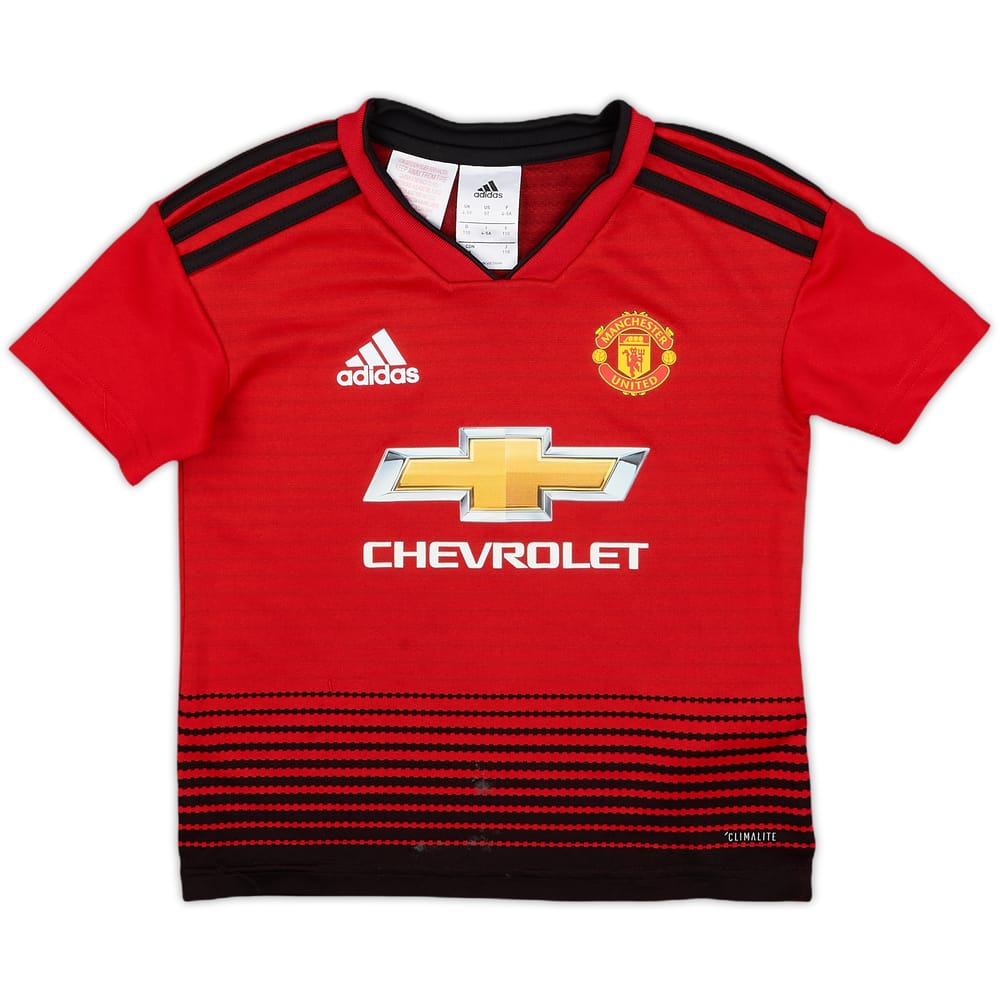 2018-19 Manchester United Home Shirt - 8/10 - (4-5 Years)