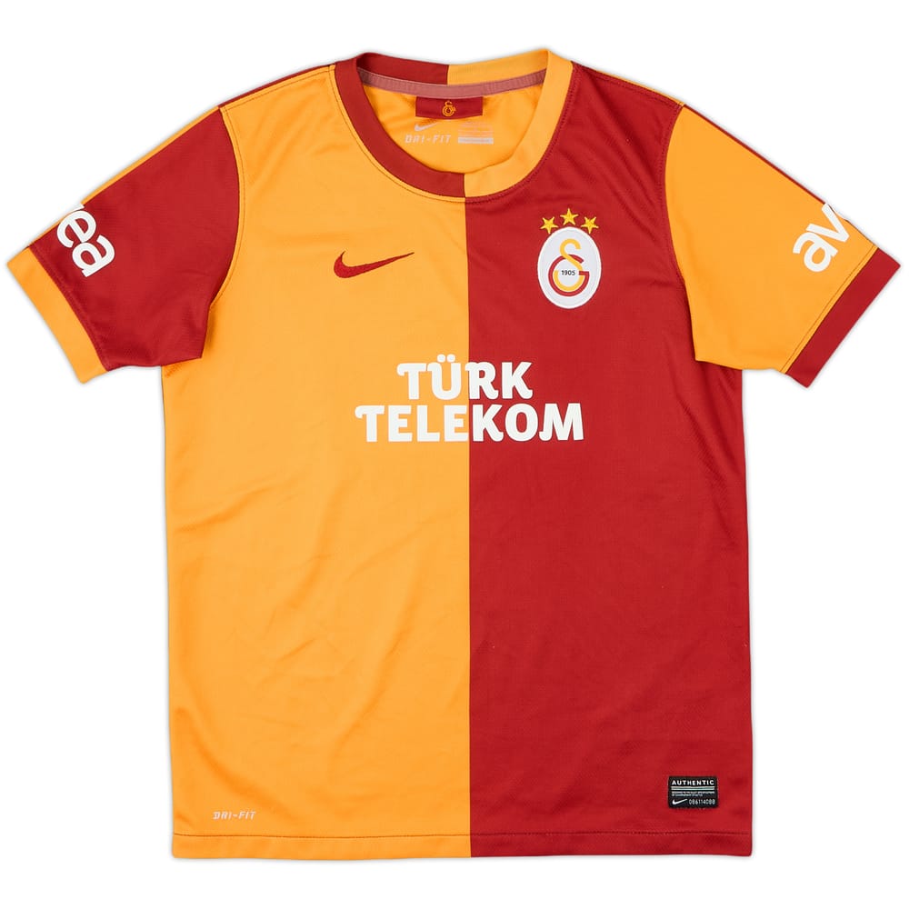 2013-14 Galatasaray Home Shirt - 8/10 - (L.Boys)
