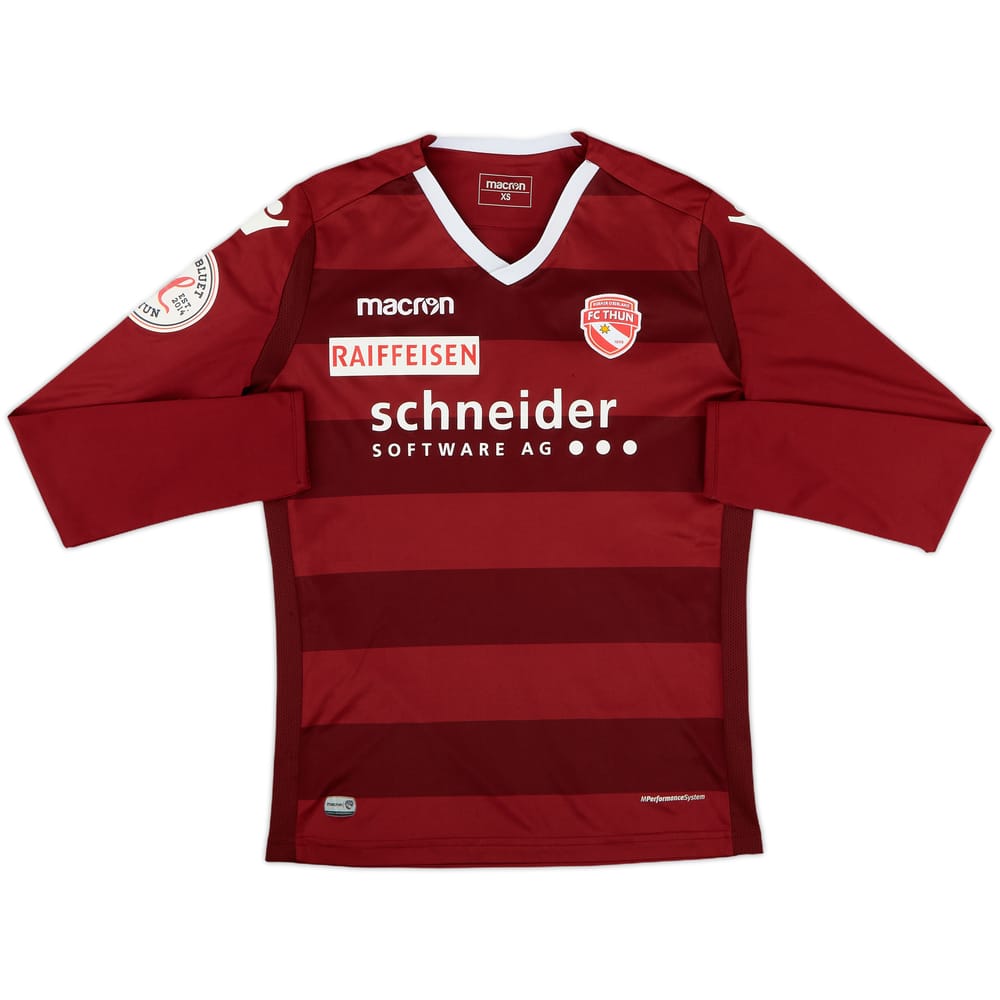 2019-20 FC Thun Macron Training L/S Shirt - 6/10 - (XS)