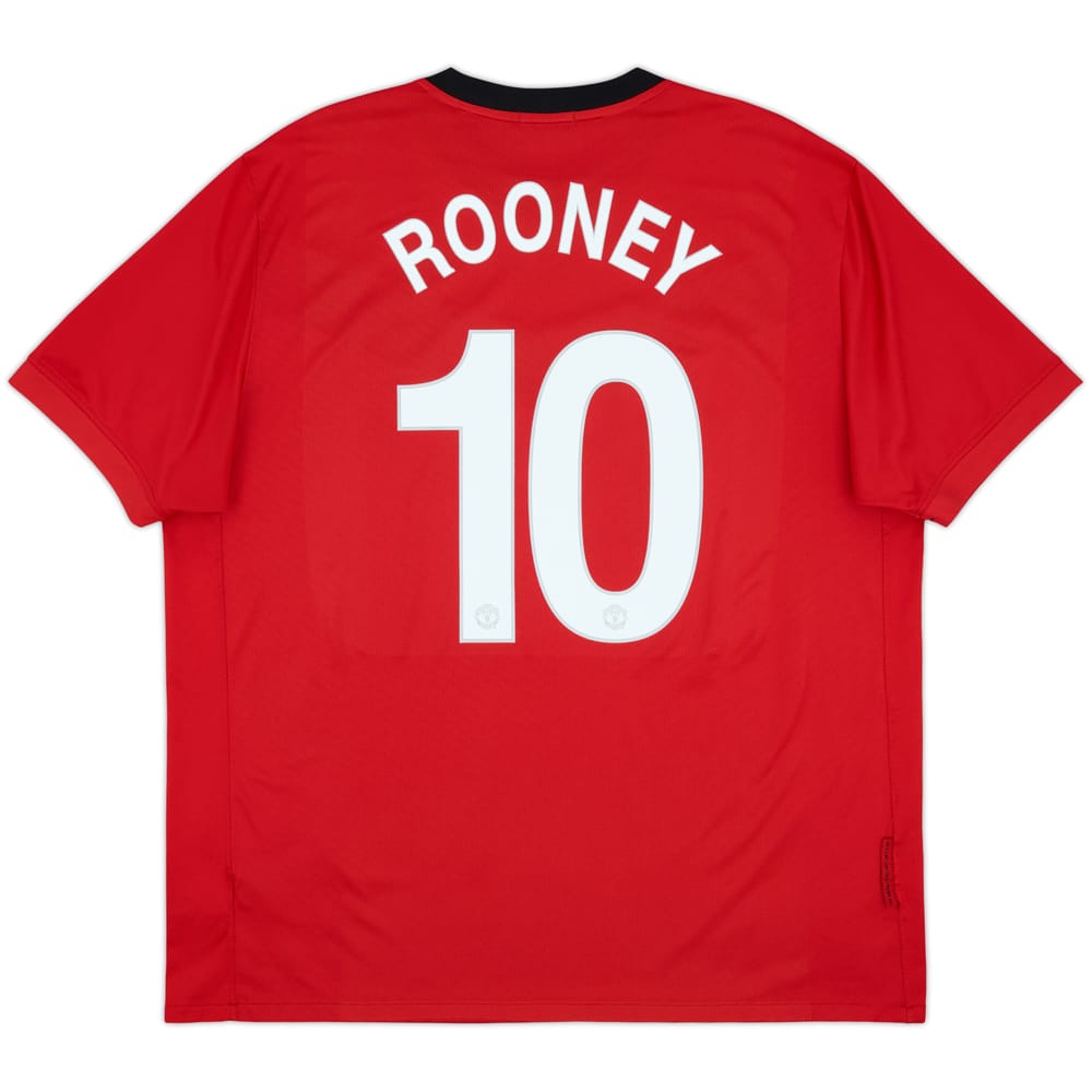 2009-10 Manchester United Home Shirt Rooney #10 - 5/10 - (XXL)