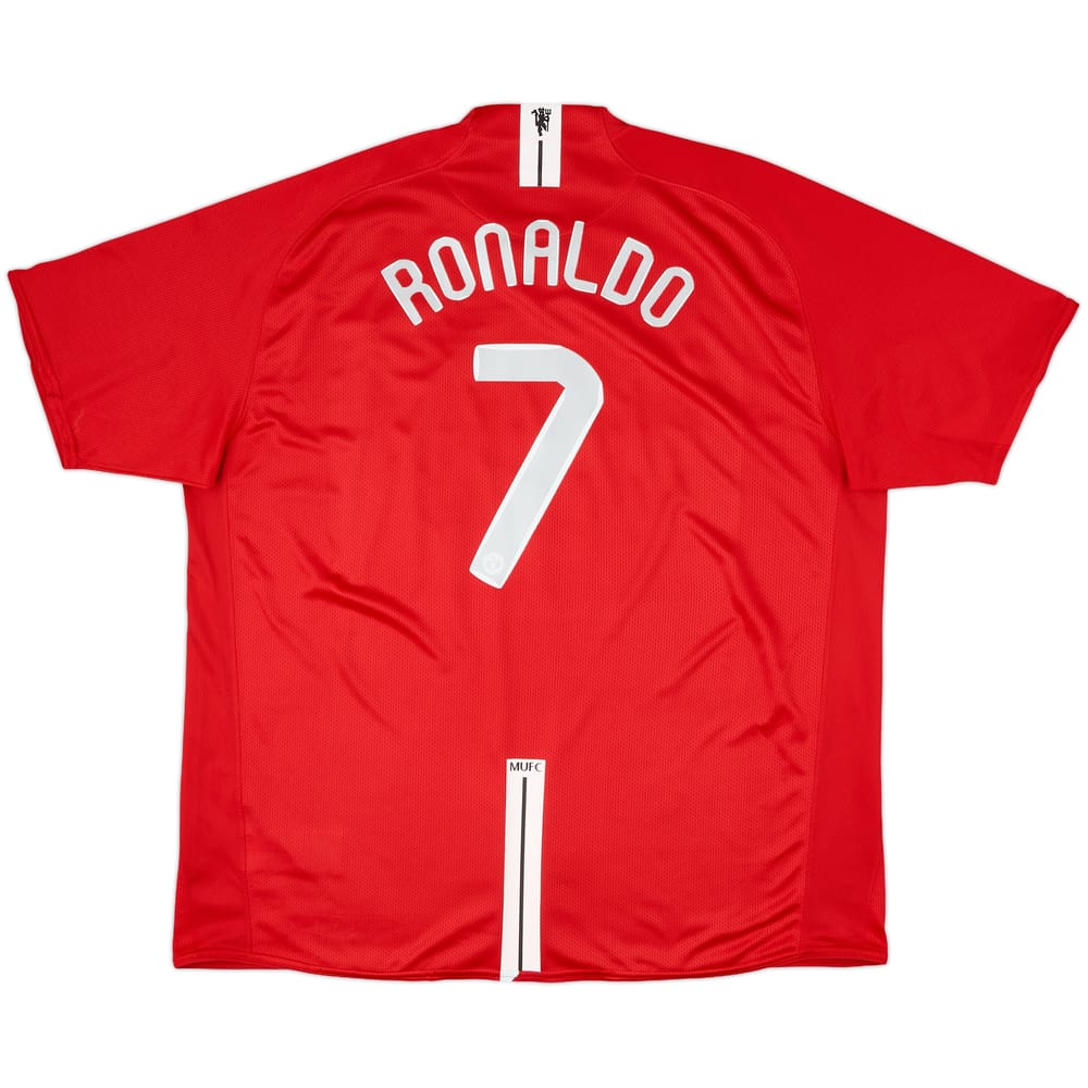 2007-09 Manchester United Home Shirt Ronaldo #7 - 6/10 - (3XL)