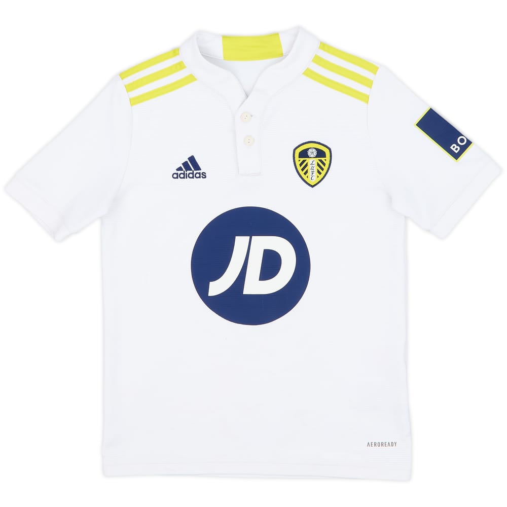 2021-22 Leeds United Home Shirt - 5/10 - (S.Boys)