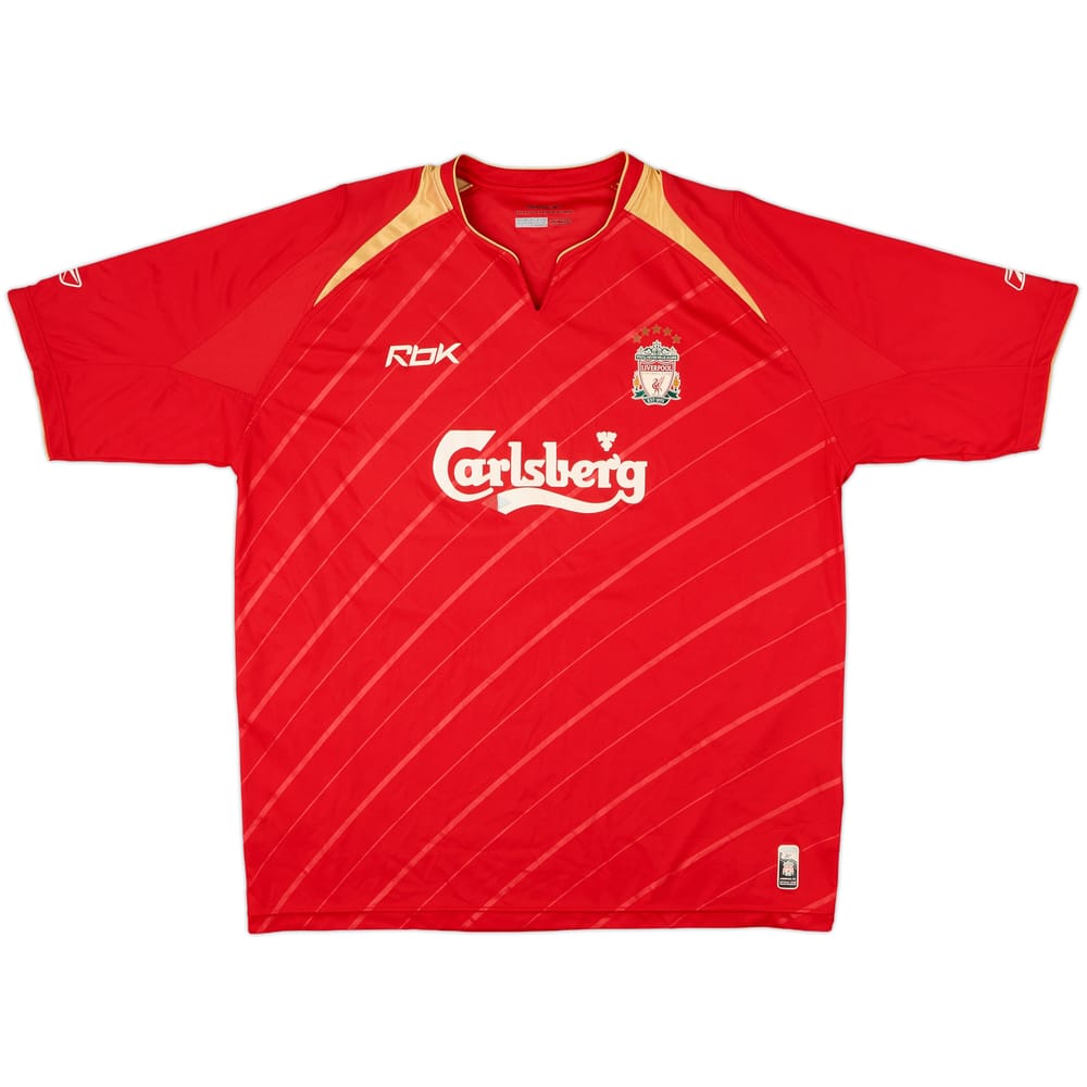 2005-06 Liverpool CL Home Shirt - 5/10 - (XL)