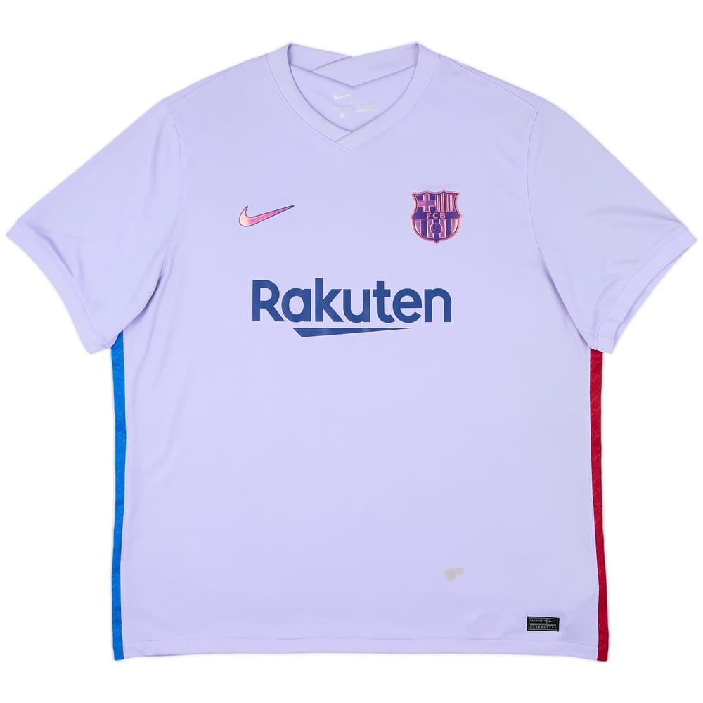 2021-22 Barcelona Away Shirt - 7/10 - (XXL)