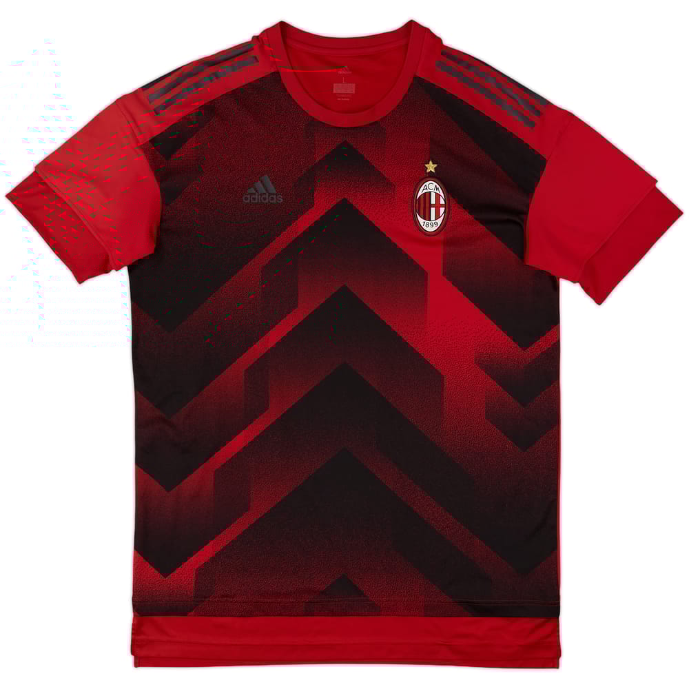 2017-18 AC Milan adidas Training Shirt - 9/10 - (L)