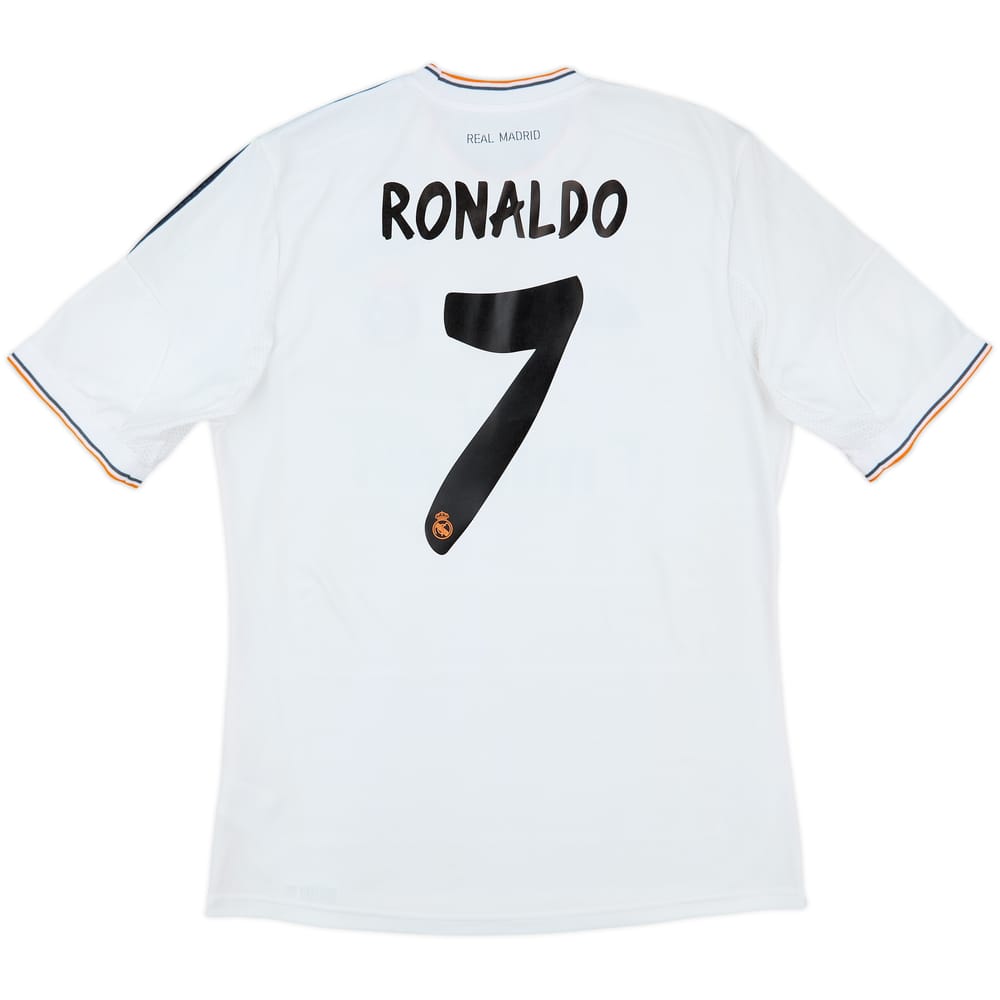 2013-14 Real Madrid Home Shirt Ronaldo #7 - 7/10 - (L)