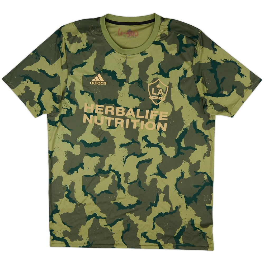 2019 LA Galaxy adidas Training Shirt - 7/10 - (L)