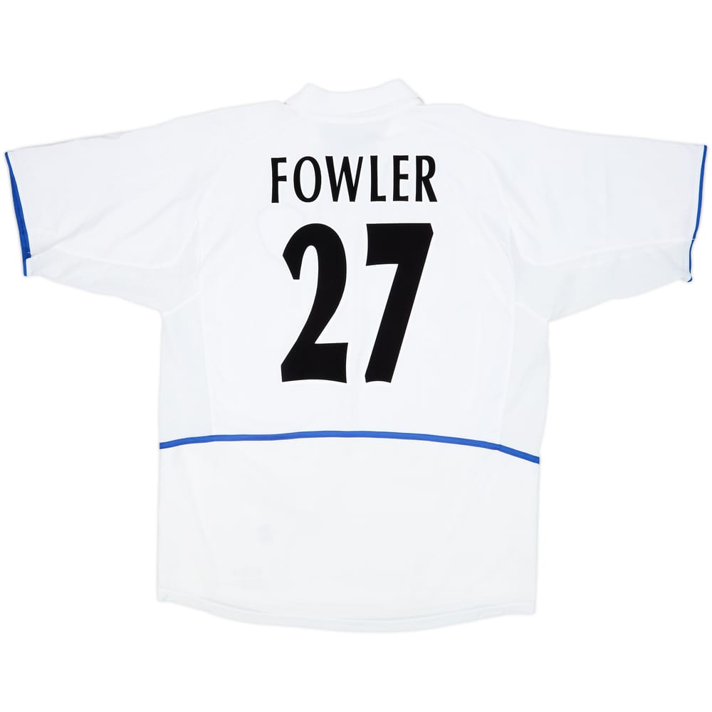 2002-03 Leeds United Home Shirt Fowler #27 - 9/10 - (XL)