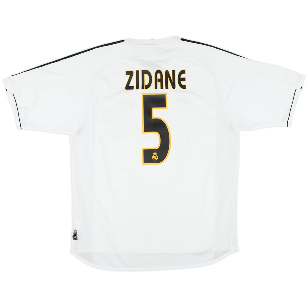 2003-04 Real Madrid Home Shirt Zidane #5 - 6/10 - (M)