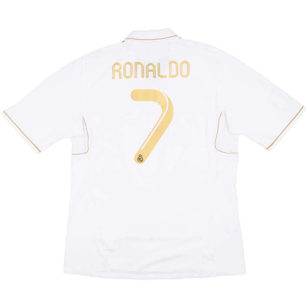 2011-12 Real Madrid Home Shirt Ronaldo #7 - 8/10 - (XL)