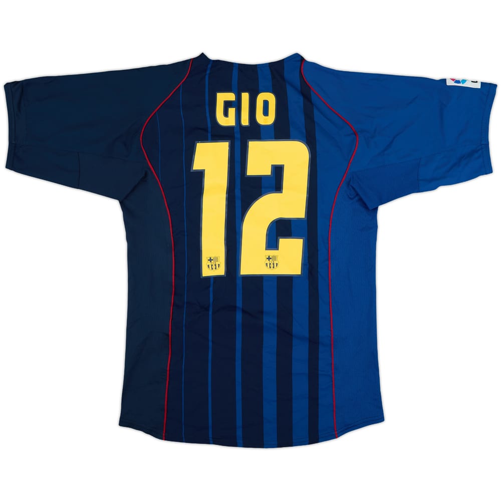 2004-05 Barcelona Away Shirt Gio #12 - 8/10 - (S)