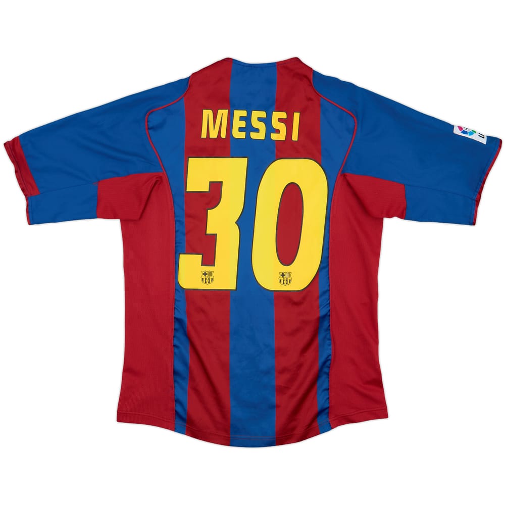 2004-05 Barcelona Home Shirt Messi #30 - 8/10 - (M)