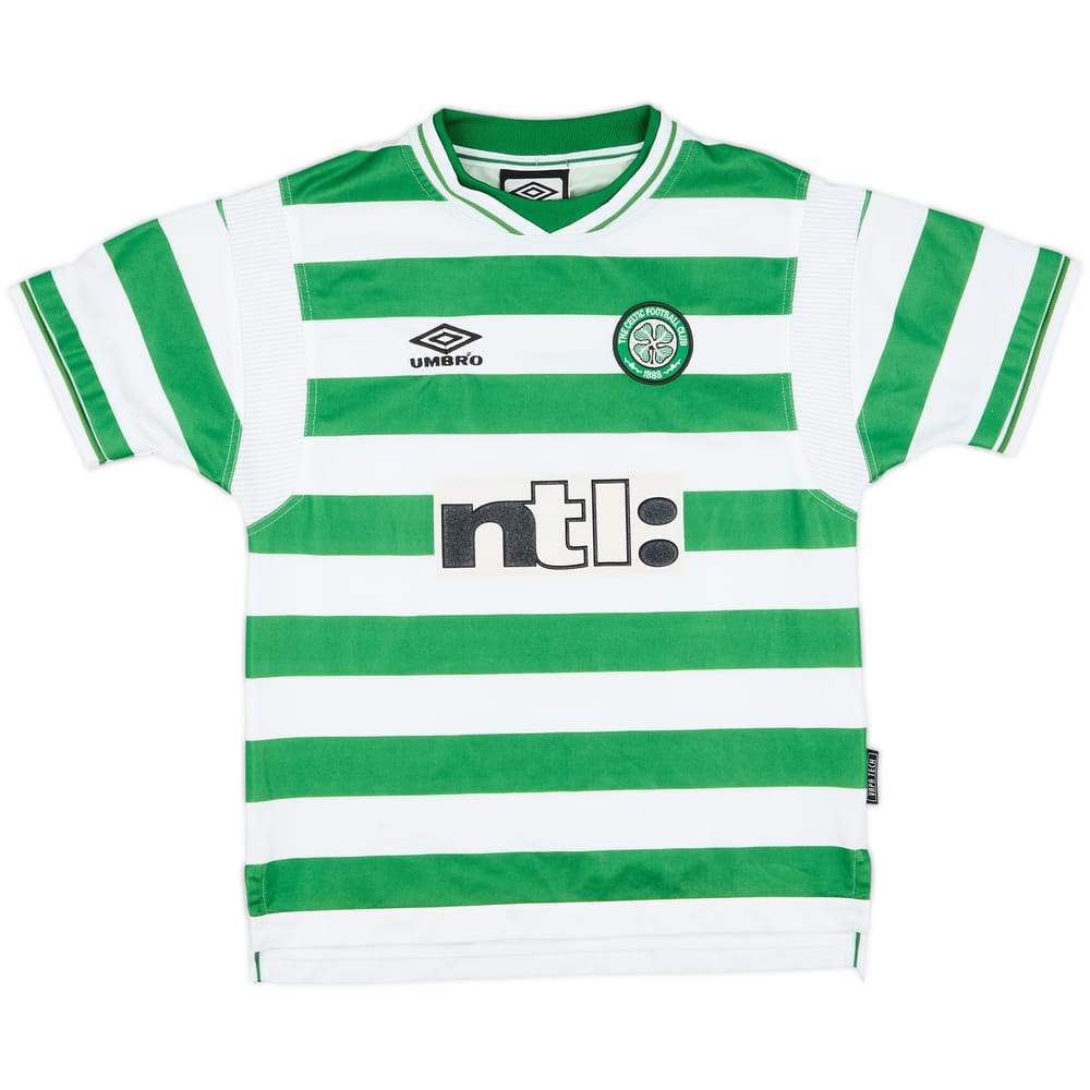 1999-01 Celtic Home Shirt #8 - 7/10 - (Y)