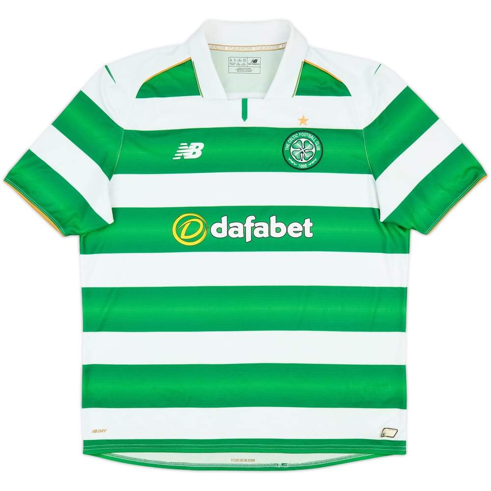 2016-17 Celtic Home Shirt - 9/10 - (XL)