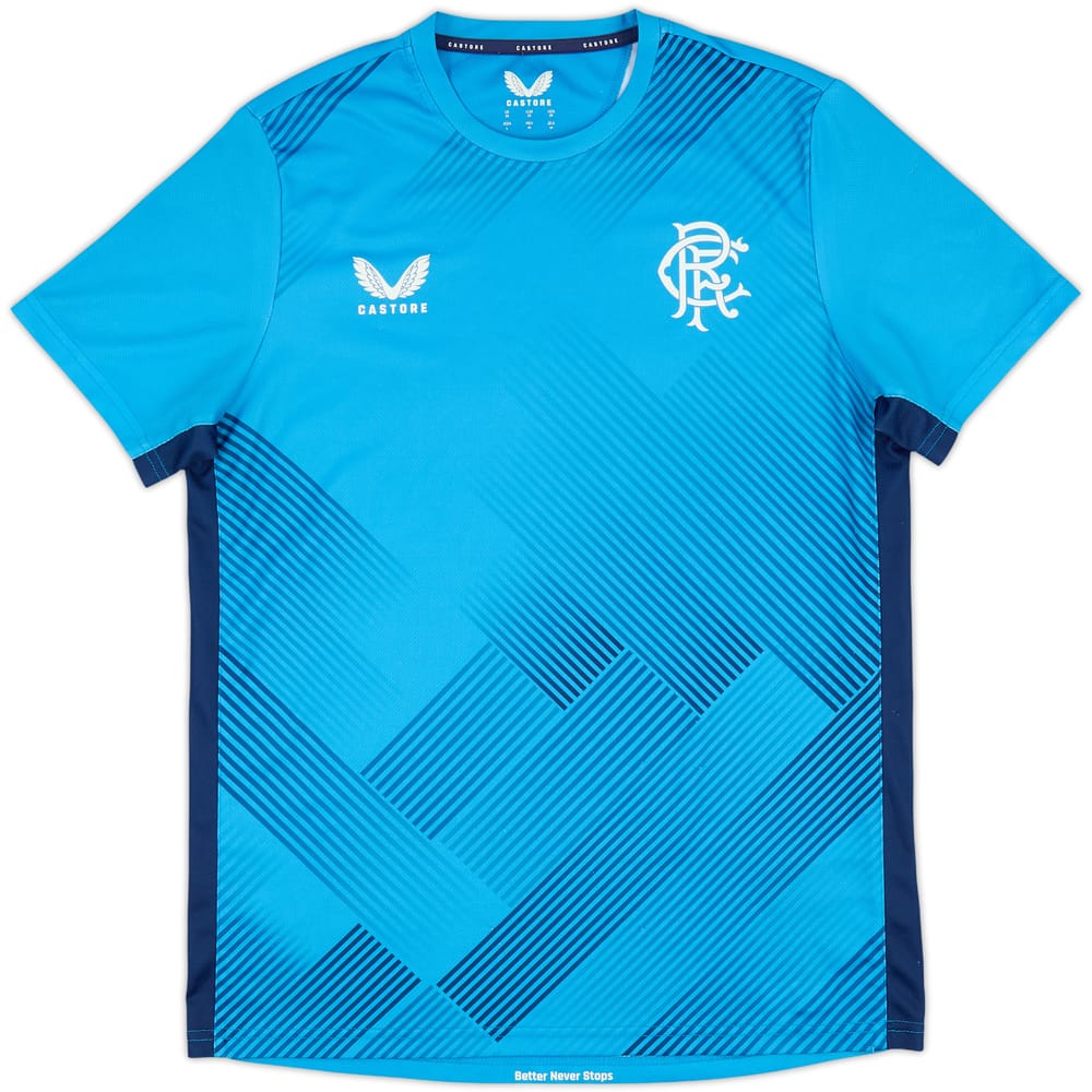 2022-23 Rangers Castore Training Shirt - 9/10 - (M)