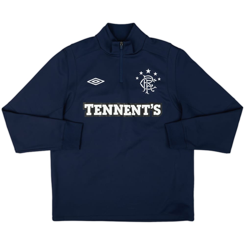 2011-12 Rangers Umbro 1/4 Zip Drill Top - 8/10 - (L)