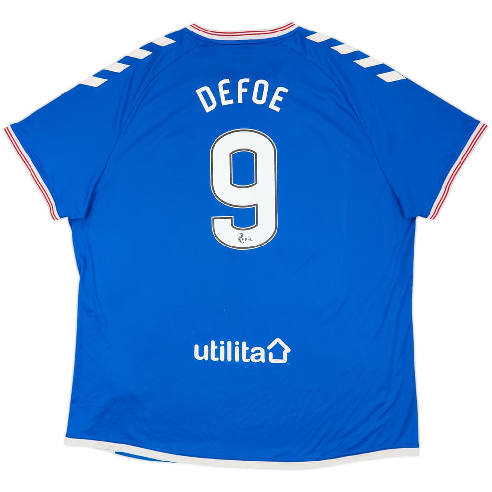 2019-20 Rangers Home Shirt Defoe #9 - 5/10 - (XXL)