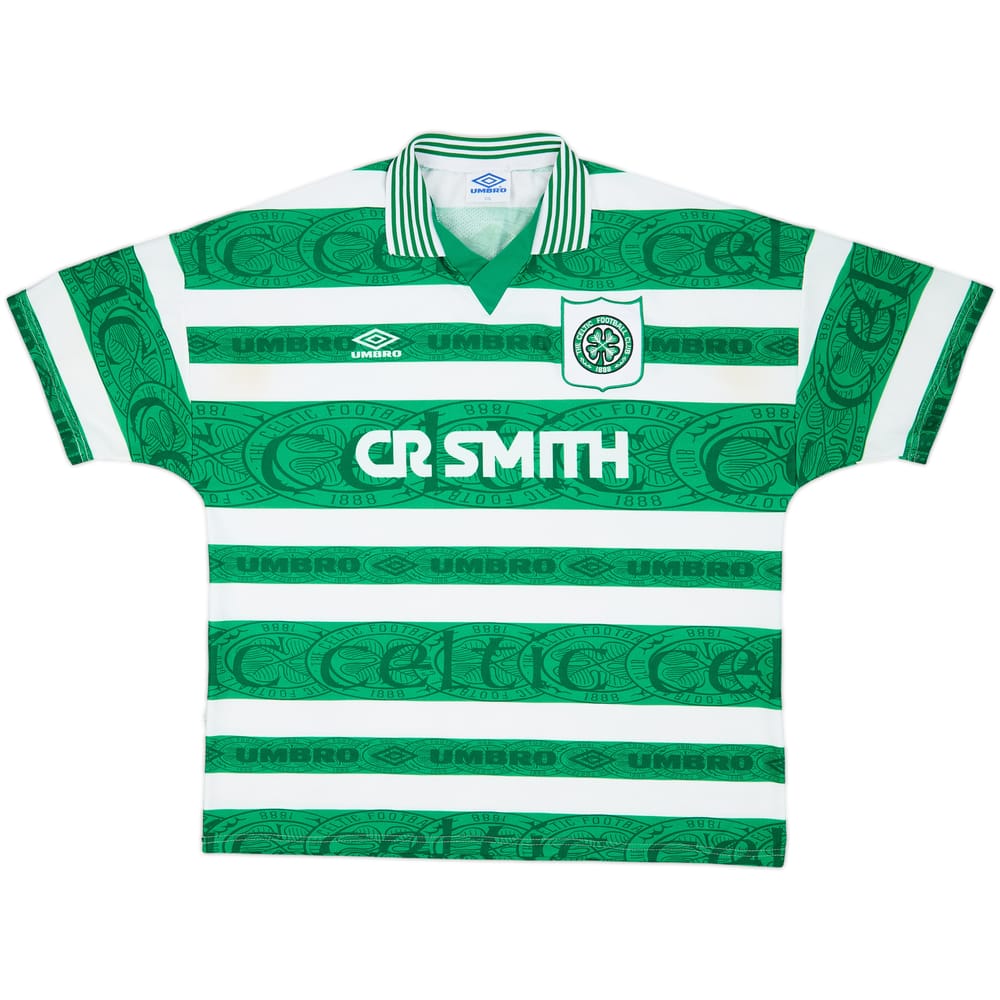 1995-97 Celtic Home Shirt - 9/10 - (XXL)