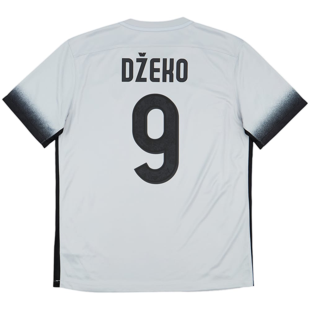 2015-16 Roma Third Shirt Dzeko #9 - 8/10 - (L)
