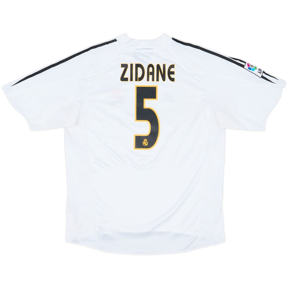 2004-05 Real Madrid Local Camiseta Zidane #5 - 8/10 - (L)