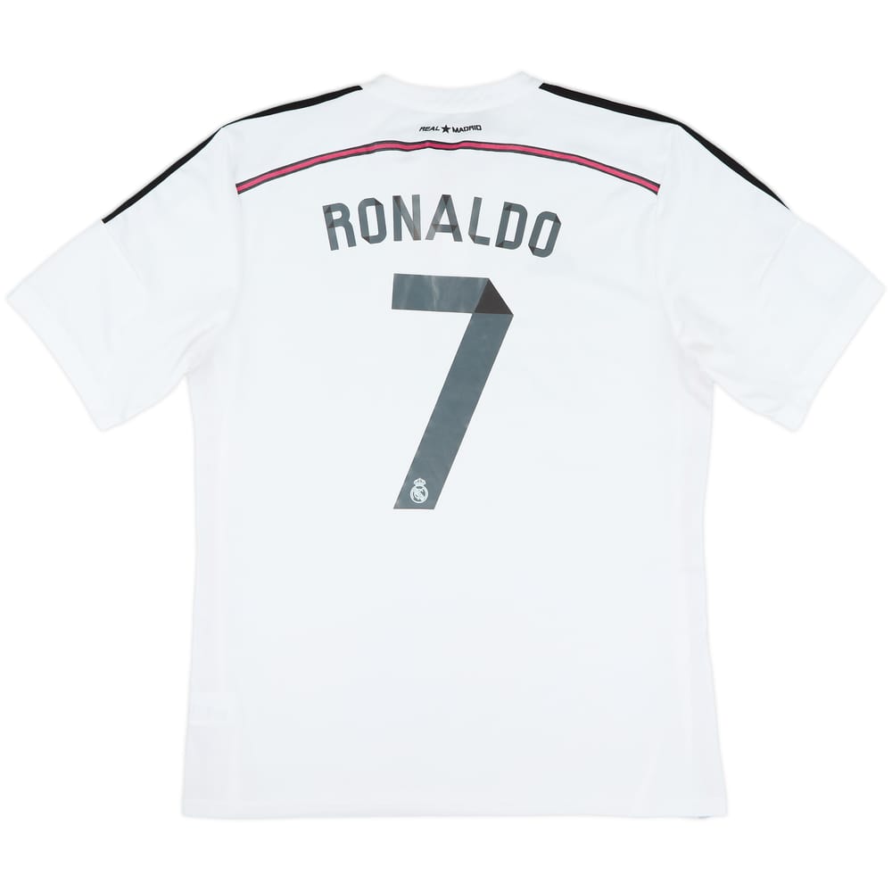 2014-15 Real Madrid Home Shirt Ronaldo #7 - 8/10 - (XL)