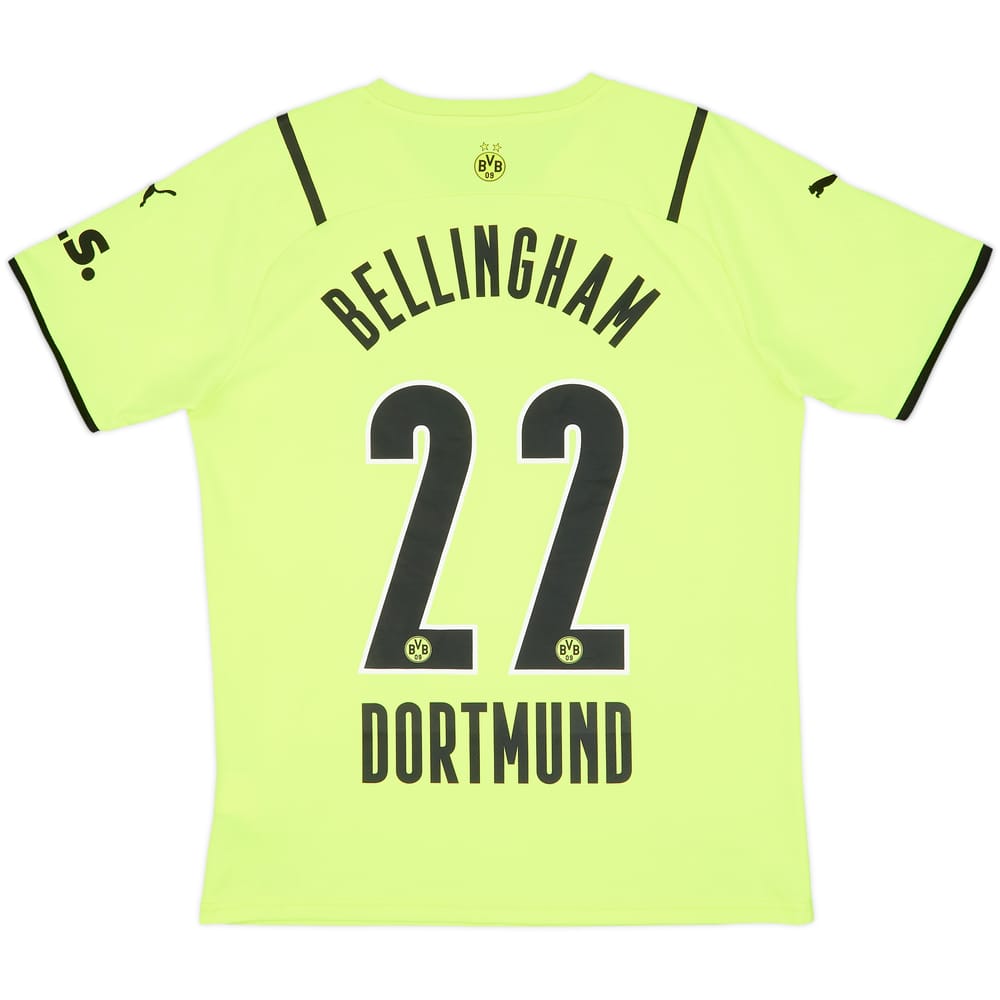 2021-22 Borussia Dortmund European Home Shirt Bellingham #22 - 8/10 - (M)