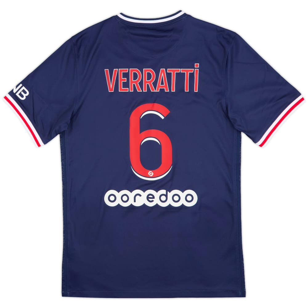 2020-21 Paris Saint-Germain Home Shirt Verratti #6 (S)
