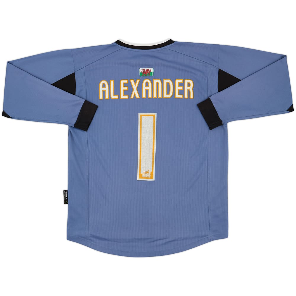 2005-06 Cardiff GK Shirt Alexander #1 - 4/10 - (L)