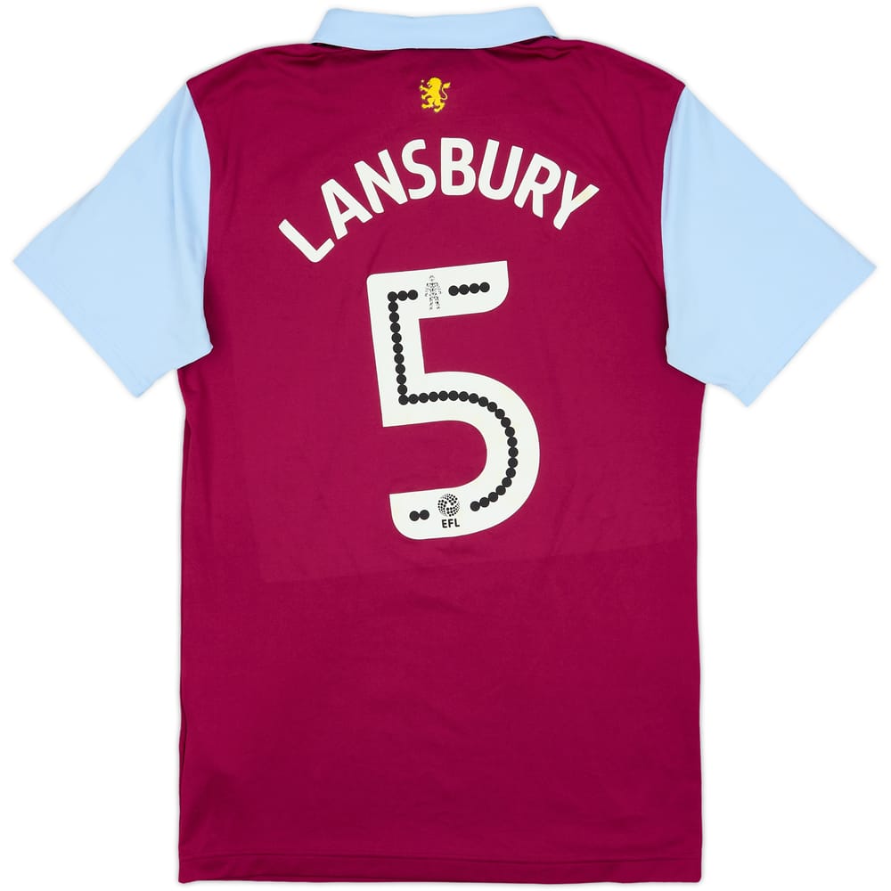 2016-17 Aston Villa Home Shirt Lansbury #5 - 6/10 - (M)