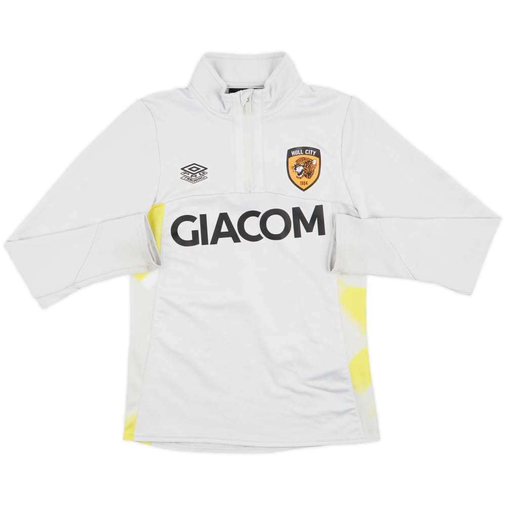 2020-21 Hull City Umbro 1/4 Zip Drill Top - 8/10 - (S.Boys)