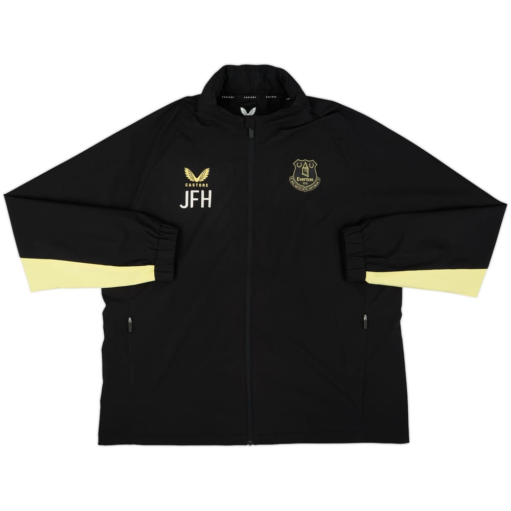 2024-25 Everton Castore Staff Issue Hooded Rain Jacket JFH - 8/10 - (XXL)