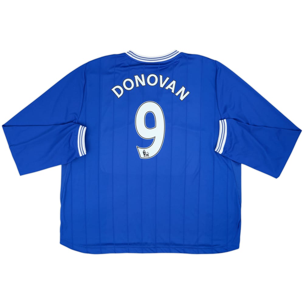 2009-10 Everton Home L/S Shirt Donovan #9 - 8/10 - (3XL)