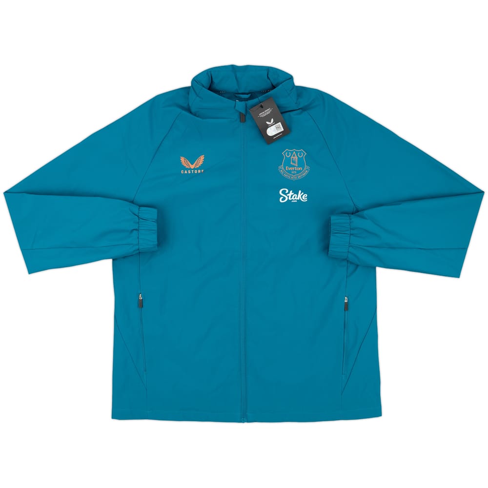 2024-25 Everton Castore Hooded Rain Jacket (L)