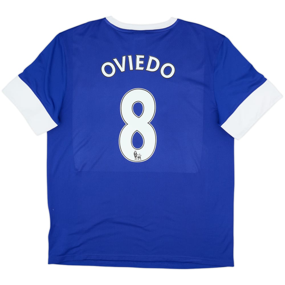 2012-13 Everton Home Shirt Oviedo #8 - 10/10 - (XL)