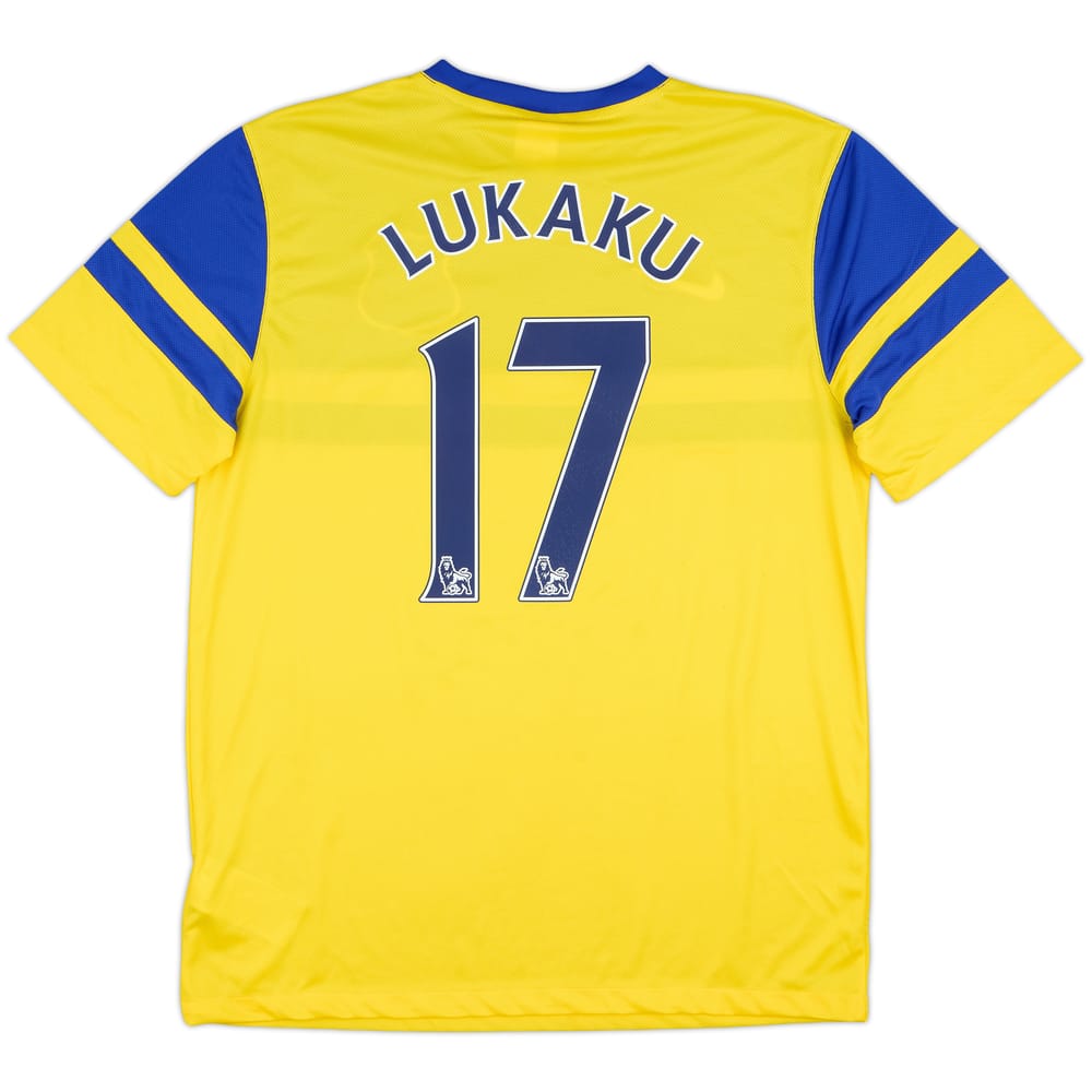 2013-14 Everton Away Shirt Lukaku #17 (L)