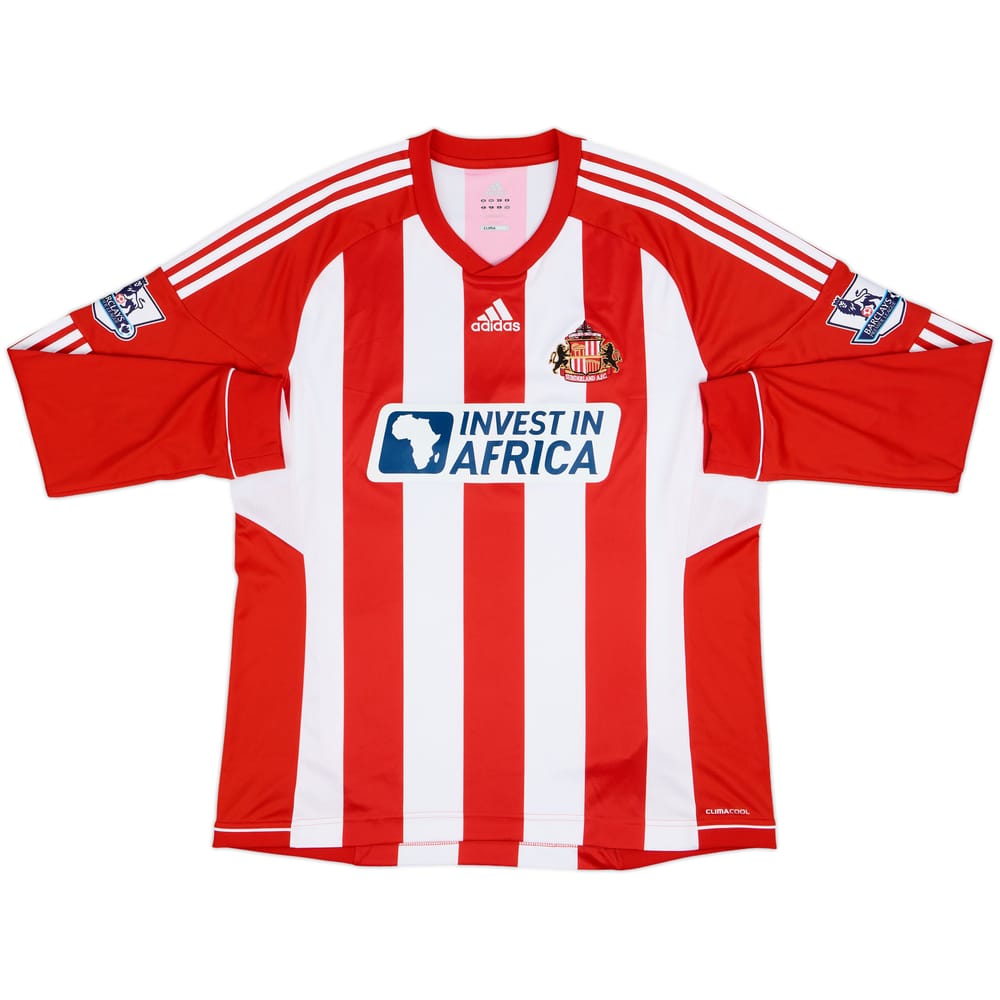 2012-13 Sunderland Home L/S Shirt - 9/10 - (XL)