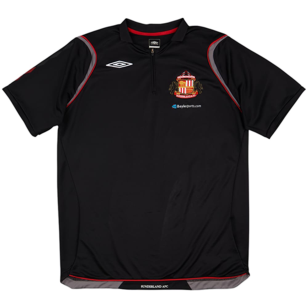 2008-09 Sunderland Umbro 1/4 Zip Polo Shirt - 8/10 - (L)